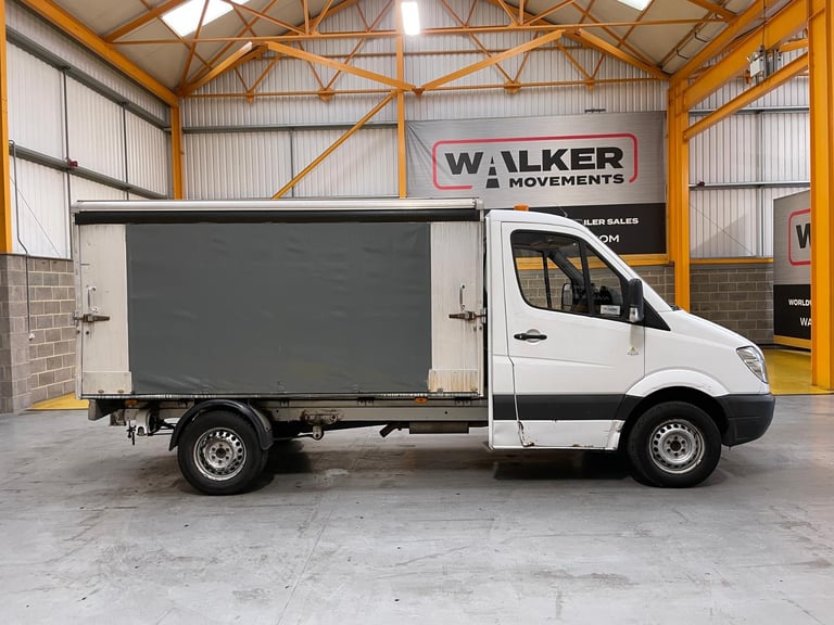 MERCEDES BENZ SPRINTER 311 CDI 3.5 TONNE, EURO 4 CURTAINSIDER - 2008 - SG57 HFX