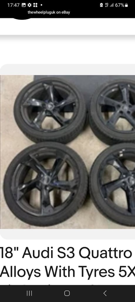 image for 18" AUDI ROTOR QUATTRO ALLOYS/5×112/FIT AUDI, VW, SEAT/ FAST DELIVERY