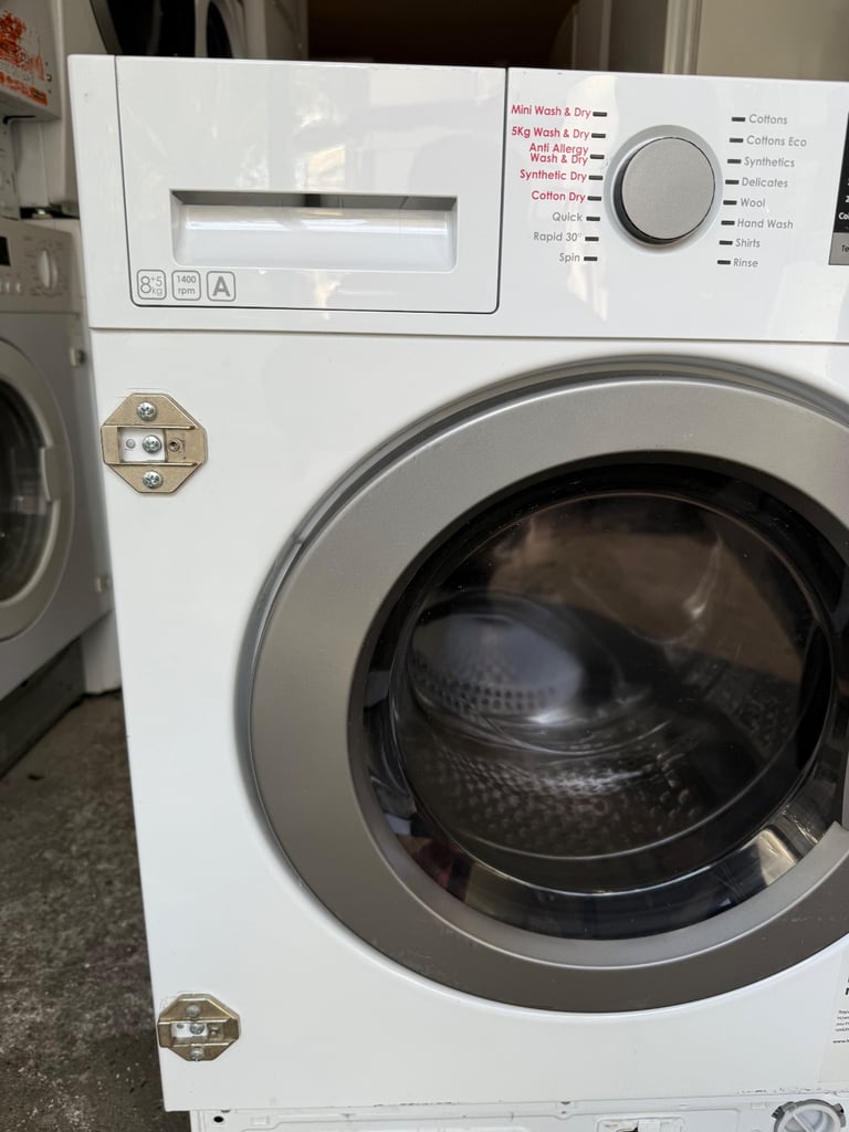 8KG HOWDENS HJA8900 BUILT IN WASHER & DRYER WITH WARRANTY   