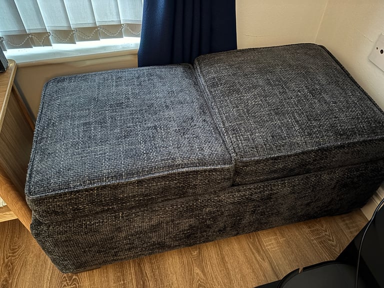 Snuggle chair and footstool