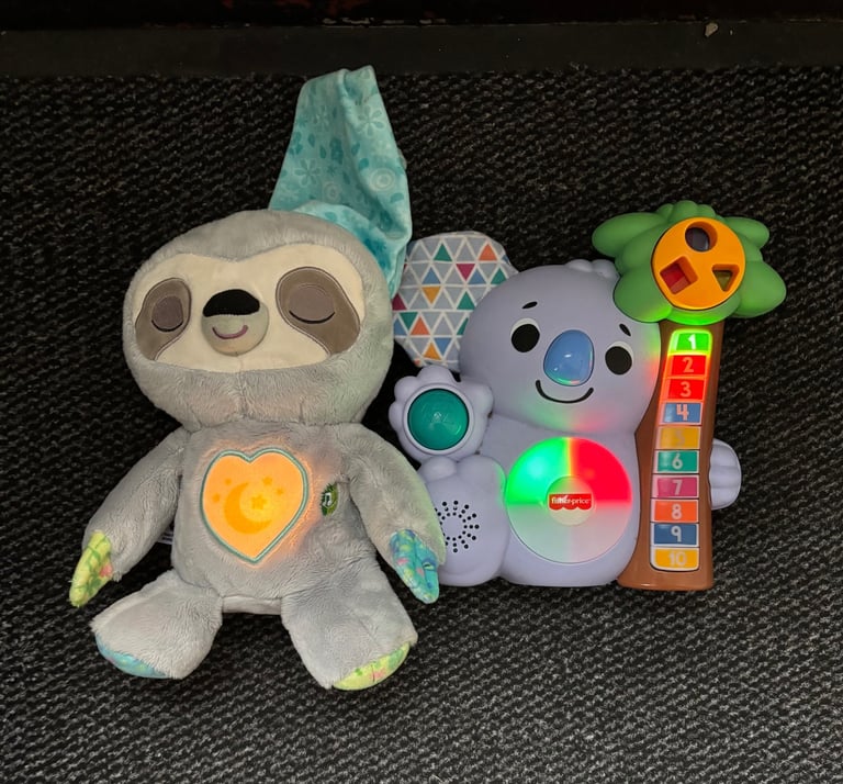 image for Fisher price koala v tech sloth £10 the pair 