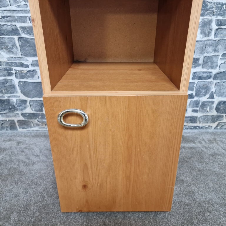 Small Wooden Cupboard with Storage – Veneer Damage