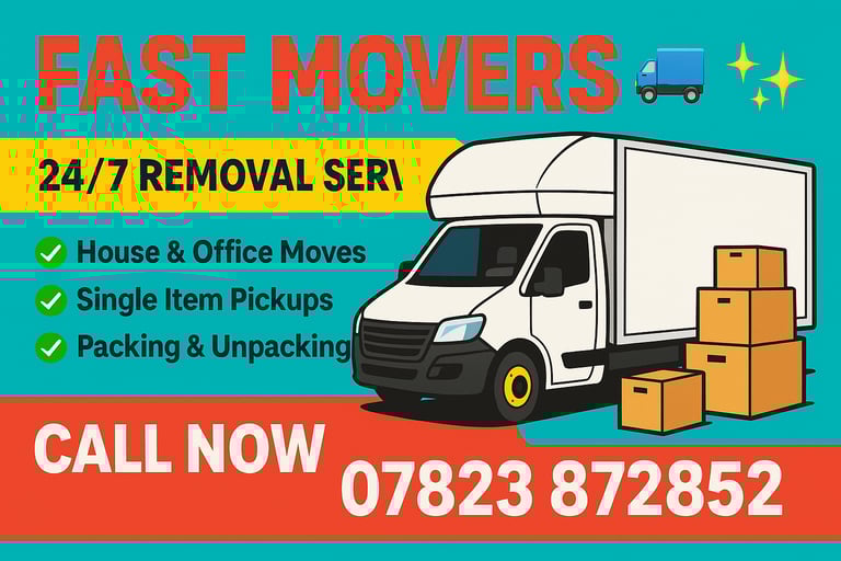 image for 24/7 Removal & Flat Movers, Property Shifters, Full house Move– Reliable Man and Van Service 