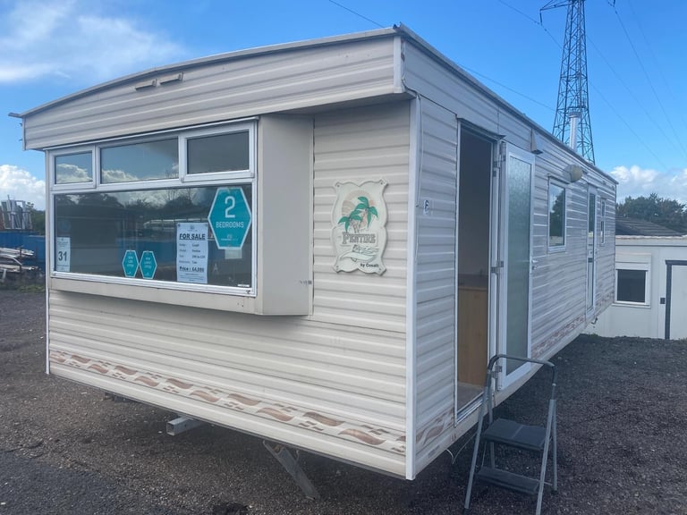 Cheap 2 Bed Static Caravan - New Carpets - Offsite, Self Build, Farms
