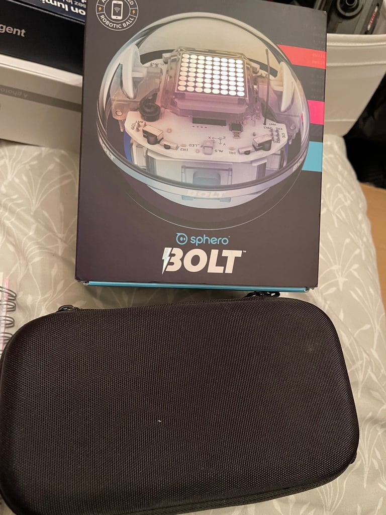 image for Sphero K002ROW Bolt App-Enabled Robotic Ball with carrying case