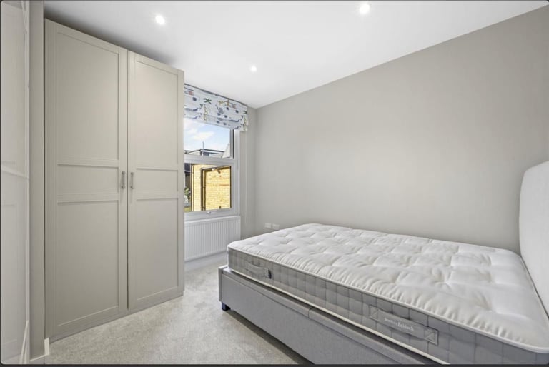 image for Double Bed Ottoman Storage and New Mattress