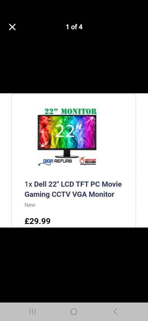 image for 22 inch dell pc monitor