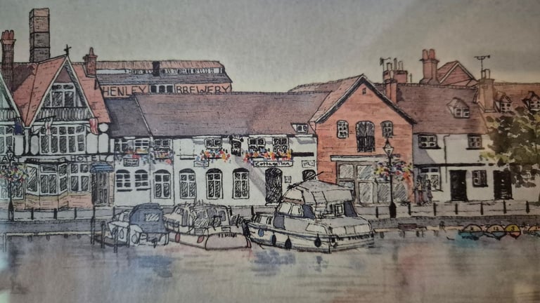 Henley on Thames original artwork