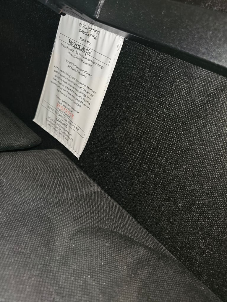King Faux Leather Bed with King Mattress