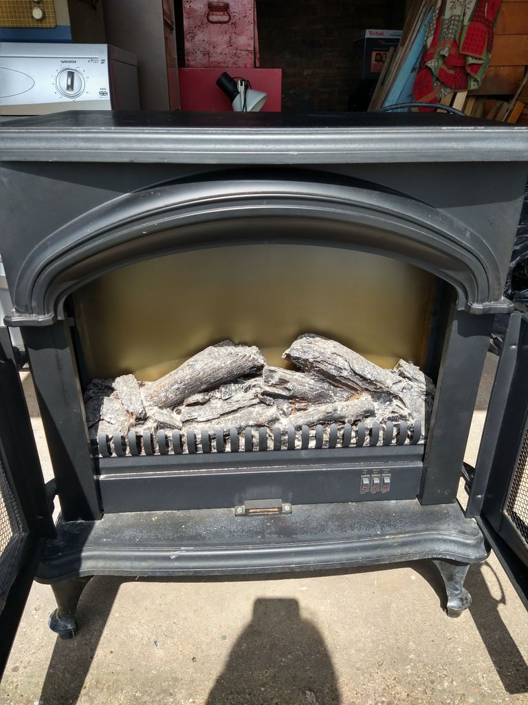 image for Heavy cast iron electric fire