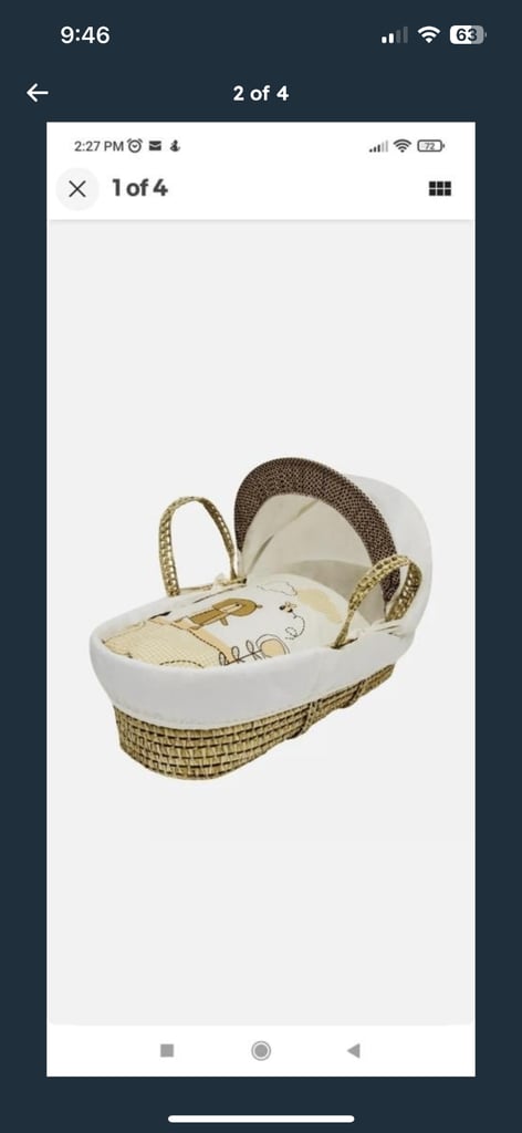 Baby cot bed .