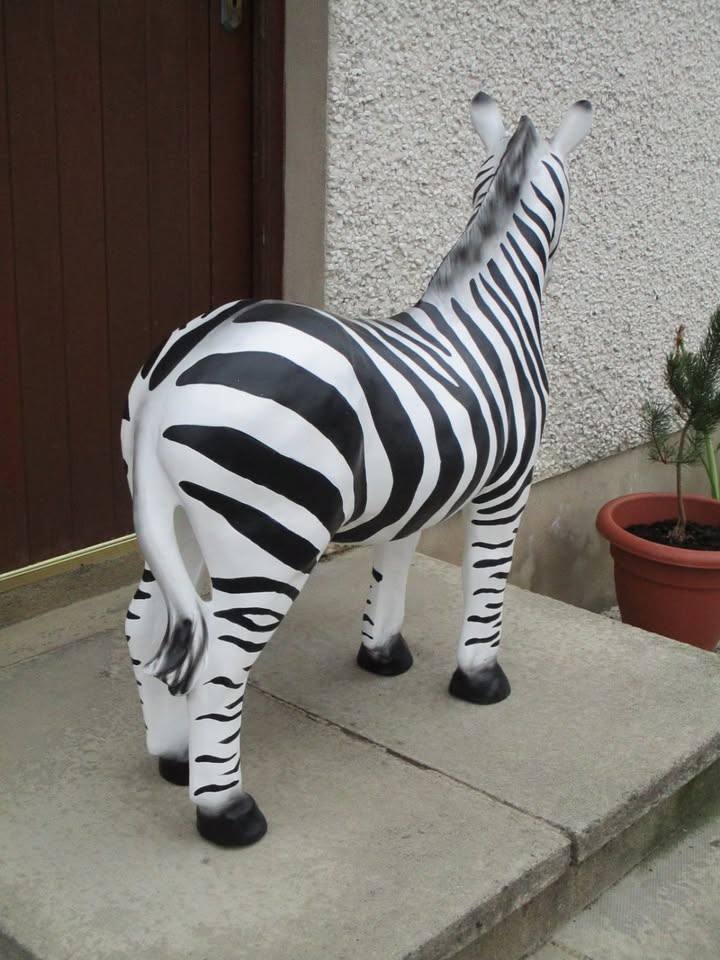 Large Zebra Statue