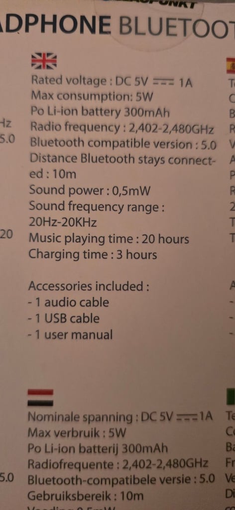 Blaupunkt wireless headphones
