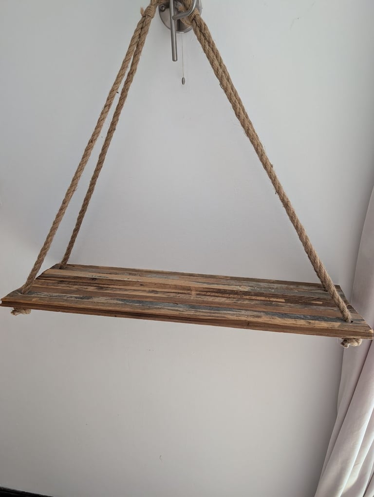 image for Hanging Shelf - Reclaimed Wood - Display