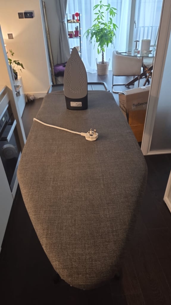 image for Brabantia Ironing Board and Russell Hobbs Iron