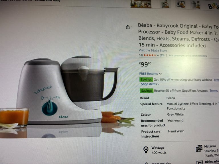 Baby cook and weaning accessories 