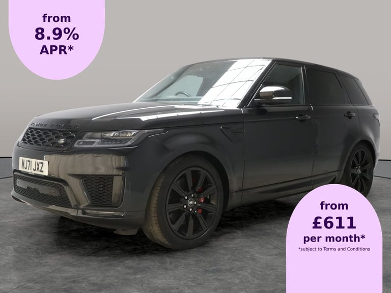 2021 Land Rover Range Rover Sport 2.0 P400e 13.1kWh HSE Dynamic Black SUV 5dr Petrol Plug-in Hybr...