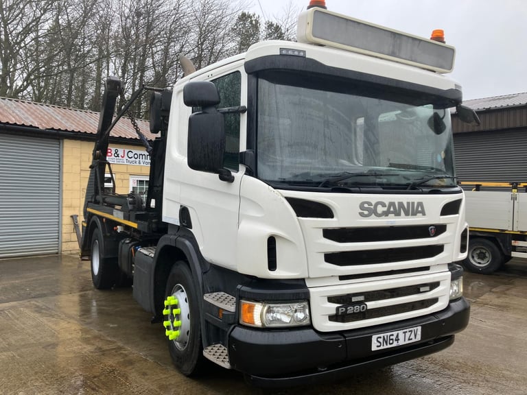 SCANIA P280 18 ton SKIP LOADER SKIP LORRY EURO 6 manual 
