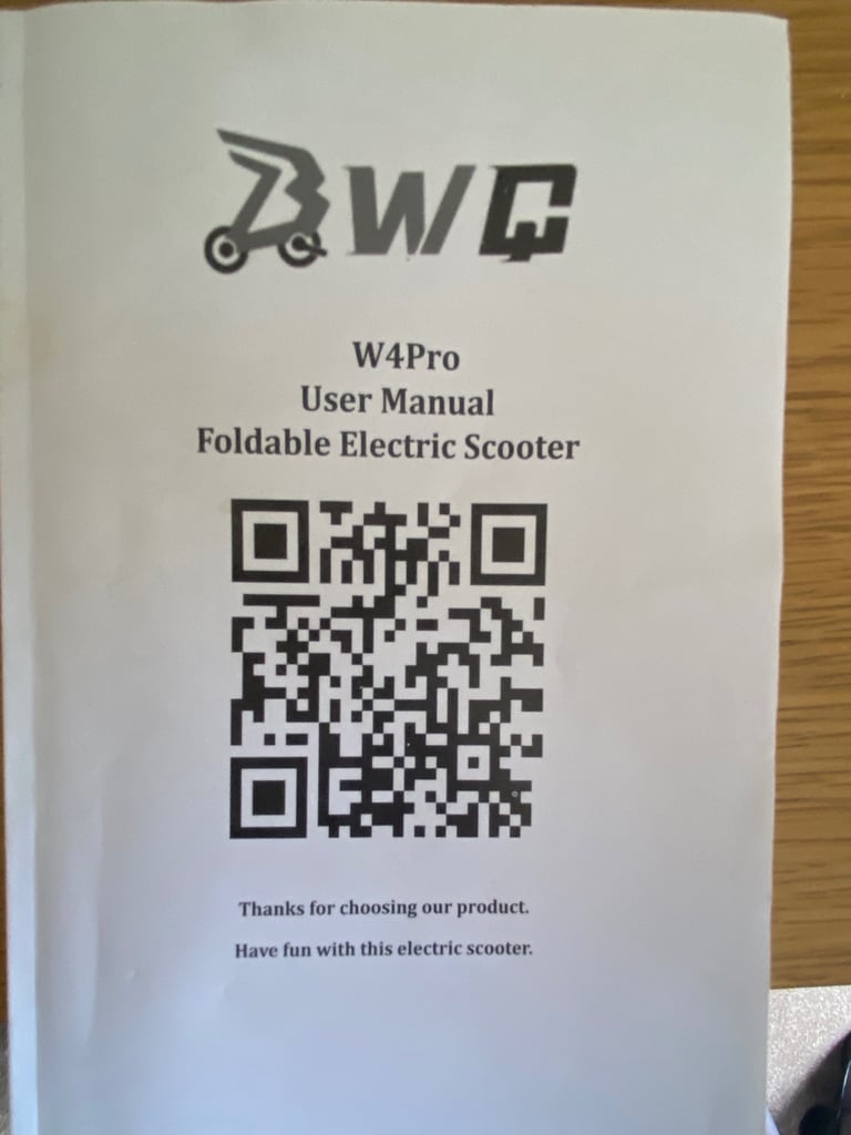 WQ - WP Pro Electric Scooter - new