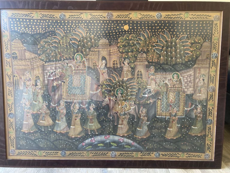 image for Framed Picture of an Indian parade