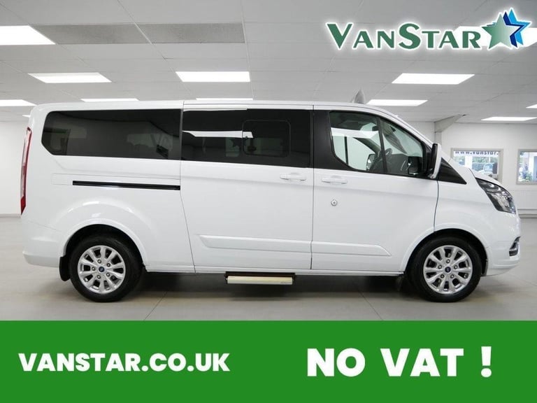 72 TOURNEO CUSTOM 320 2.0 EBL 130 BHP LONG TITANIUM AUTOMATIC 9 SEAT ( NO VAT )