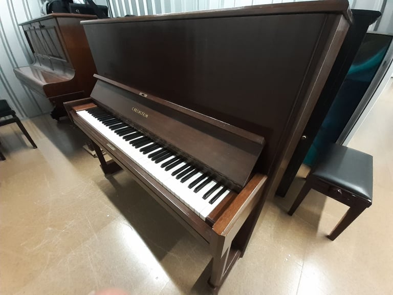 C Bechstein Model 9 upright piano Mahogany *adjustable stool + 1st fine tuning option*