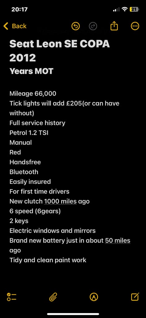 Seat, LEON, Hatchback, 2012, Manual, 1197 (cc), 5 doors