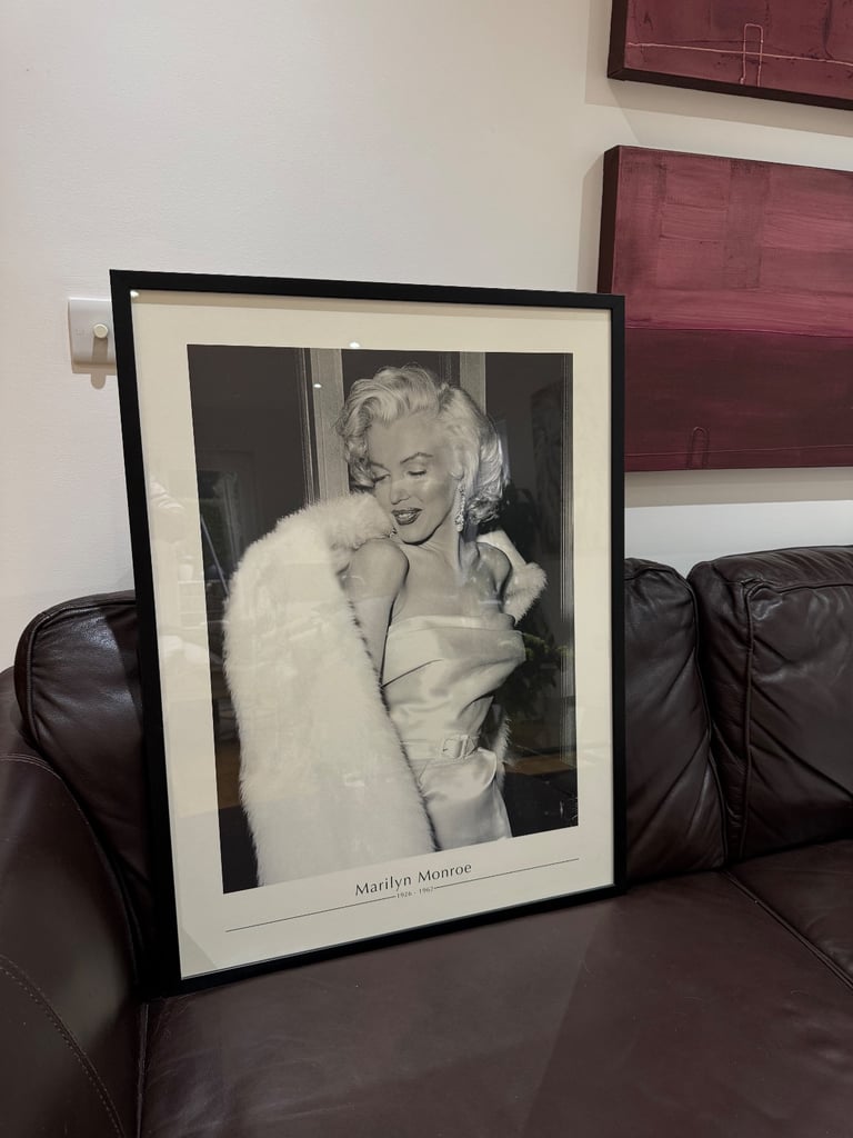 Marilyn Monroe black-and-white picture