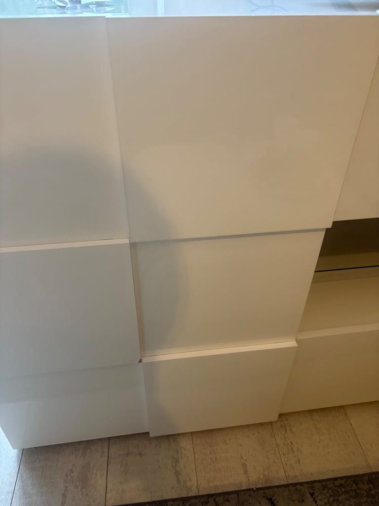 White Gloss TV Stand