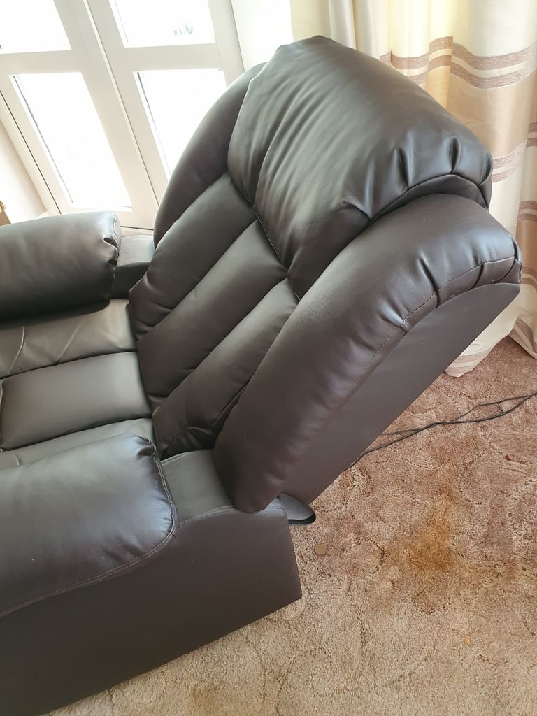 Black reclining chair