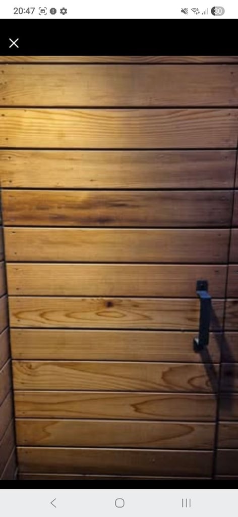 Western Red Cedar Rainscreen Cladding - 6 lengths 18mm x  94mm and 3.67 m long, approximately 2 sqm.