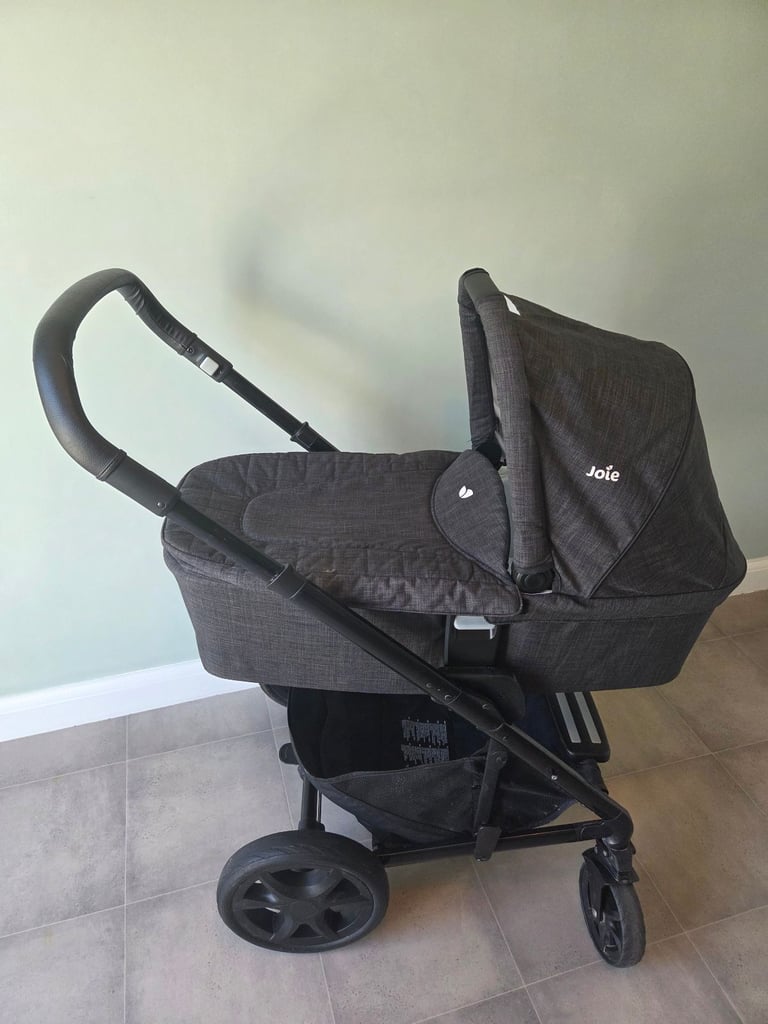 image for Joie Chrome dlx Travel System & i-Venture Car Seat with i-Base Advance