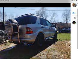£99 Mercedes Spare Wheel Tyre Carrier Cover Hard Rear Back Merc Benz Car Part 163 X 164 A1638900408