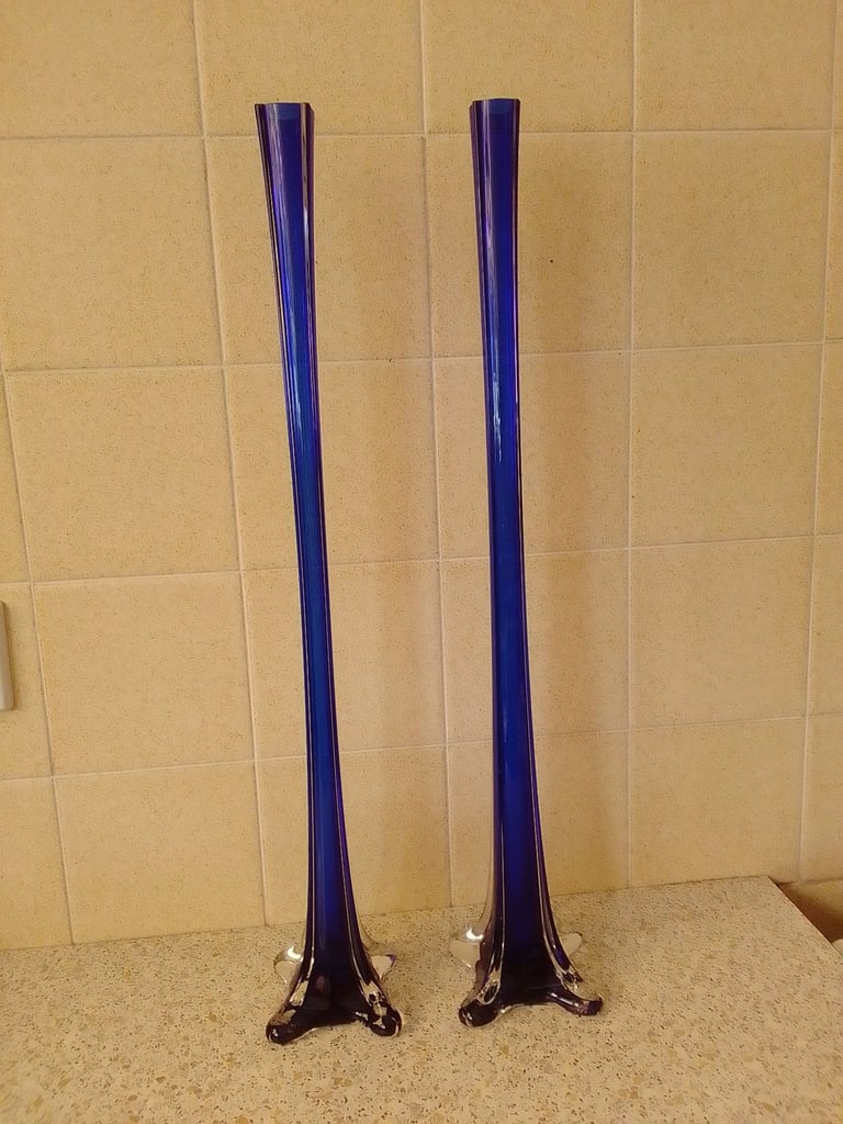 Glass tall slim bud vases (Eiffel Tower Vases)