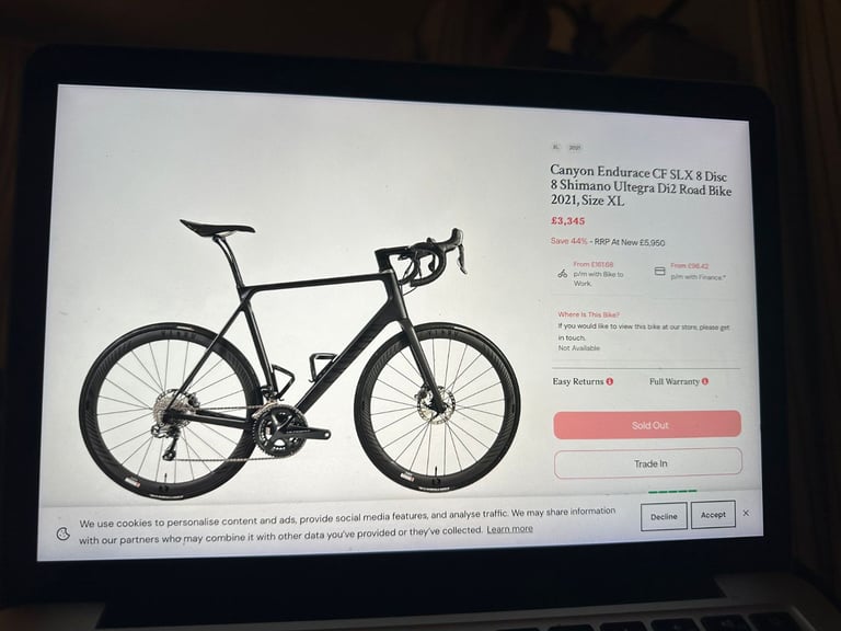 CANNONDALE CAADAX APEX 1 Gravel/Cyclo cross Road Bike Size 58 cm 