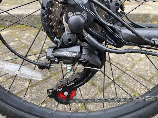 Cruiser eBike 250wh motor 36v Battery - Pannier Bags-Lock- Phone Holder- Black