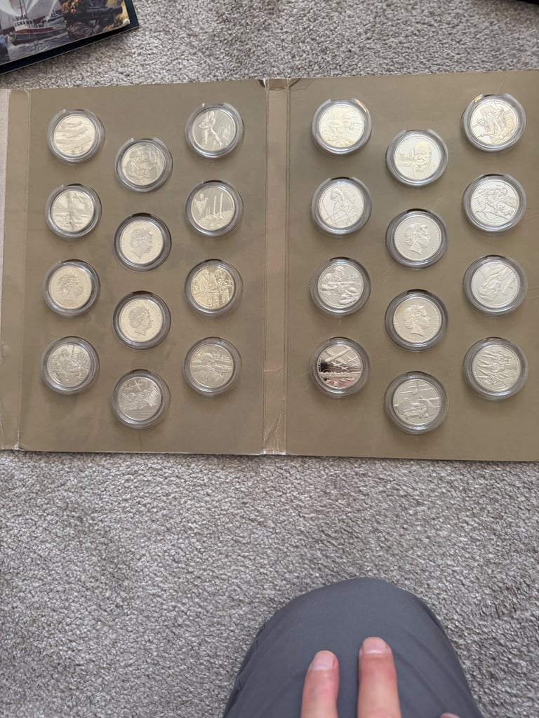 Collection of coin sets 