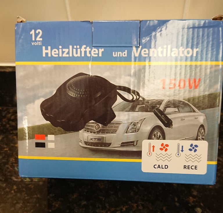 image for Car heater and fan 12v new boxed 