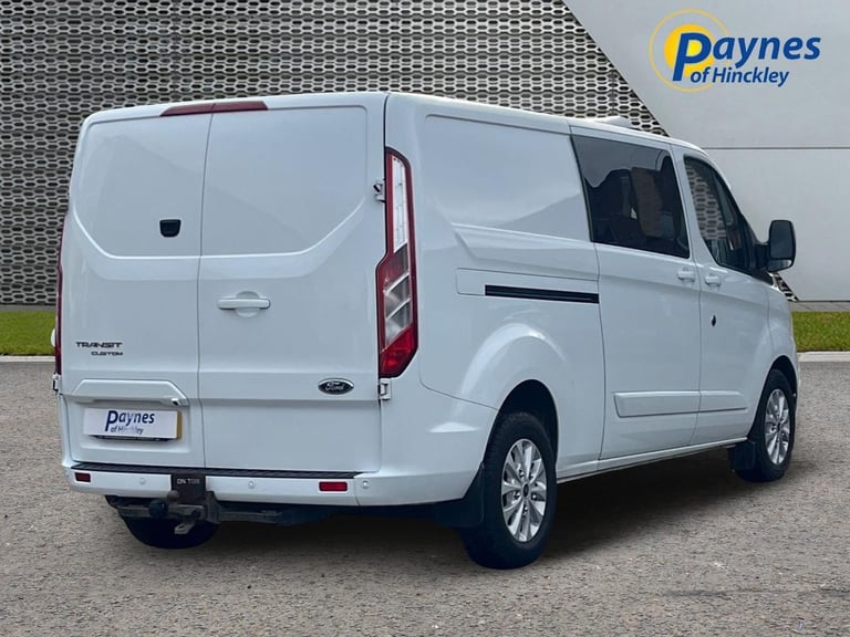 2022 Ford Transit Custom Double Cab in Van Limited 2.0L 170PS AUTO Frozen White