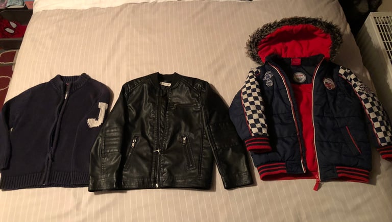image for All 3=£5. Boys coat, jackets 4-5/5 yrs