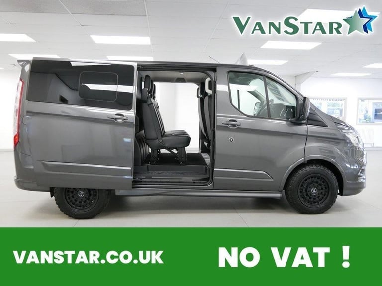 image for 2020 TRANSIT CUSTOM 320 2.0 EBL 185 BHP SWB SPORT AUTO CREWCAB 5 SEATER ( NO VAT