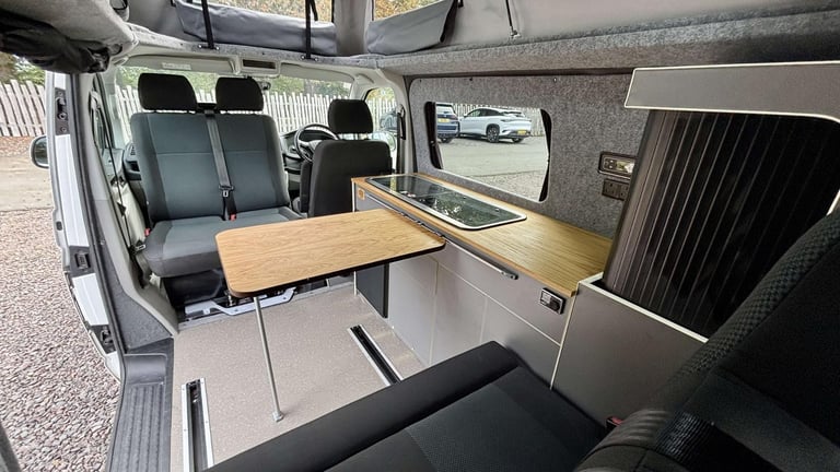 2016 VW T6 Highline T28 SWB Starlight Campervan 4 Berth 5 Seat Belts