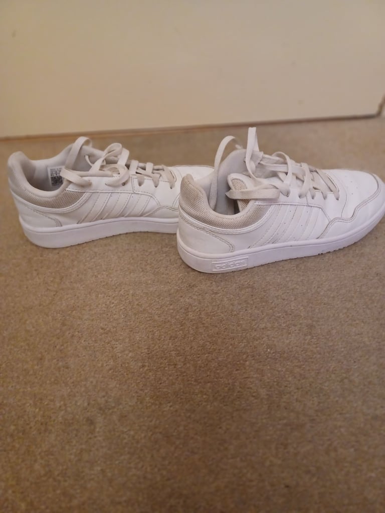 image for Adidas White Trainers Size 4