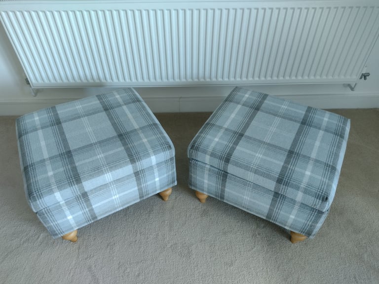 image for 2 Dunelm Footstools with Storage