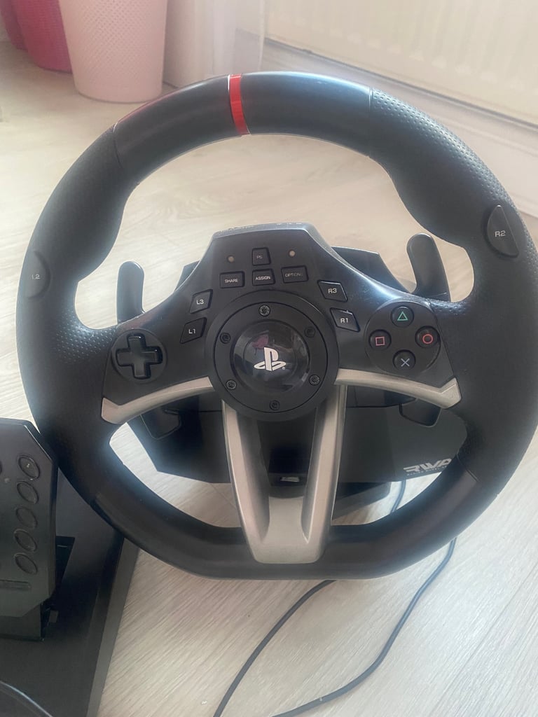 PlayStation wheel and pedal 