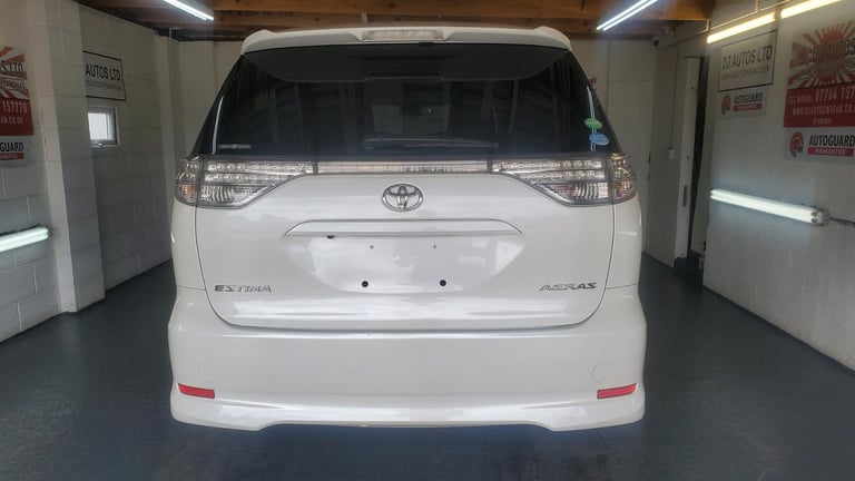 toyota toyota estima 2.4 automatic in white fresh japanese import 2012 