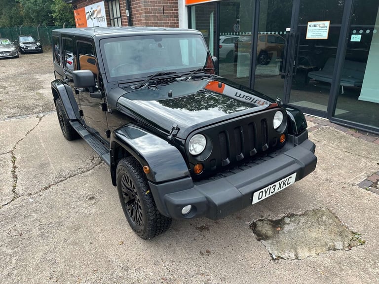 2013 Jeep Wrangler 2.8 Wrangler Sahara Unlimited CRD 197 Auto 4WD 4dr SUV Diesel Automatic