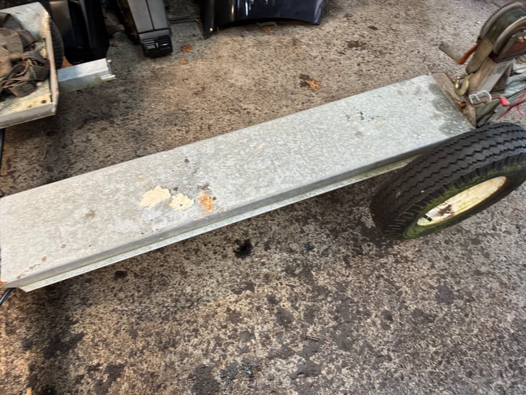 Car ,van recovery dolly towing trailer ramps straps hand winch 