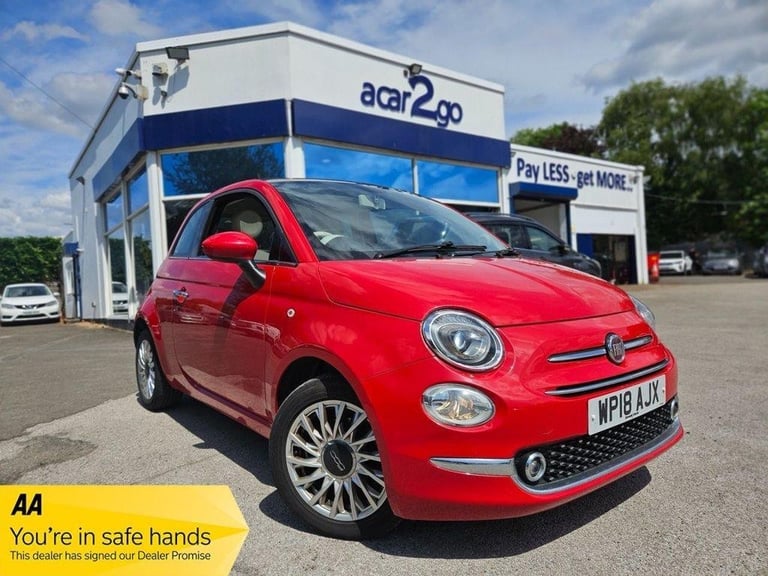 2018 Fiat 500 1.2 Lounge Hatchback 3dr Petrol Manual Euro 6 (s/s) (69 bhp) Hatch