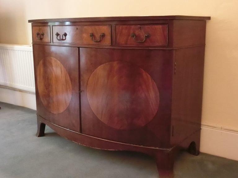 image for Antique Bow Fronted Sideboard - Warfield Berkshire